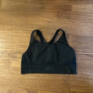 PINK Victoria’s Secret black sports bra